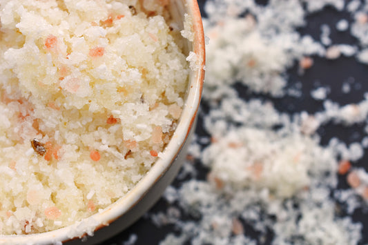 Orange, Lemon & LIme Bath Salts with Brazilian Yellow Clay and Calendula petals